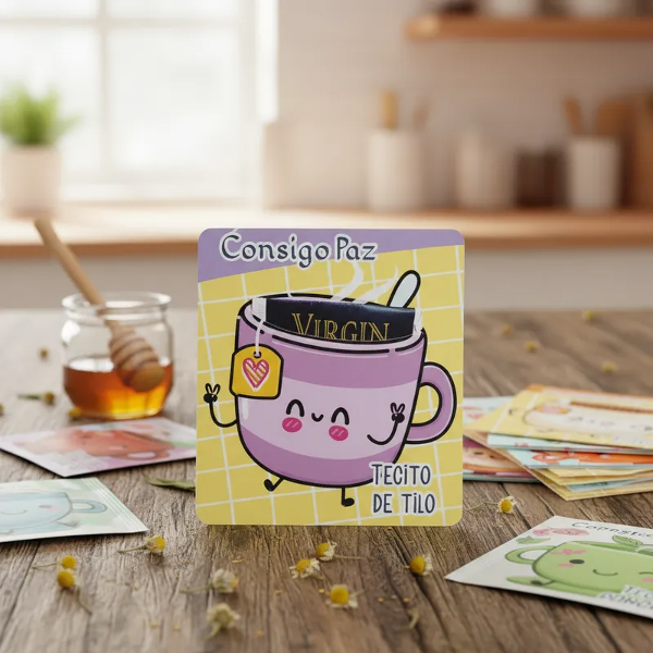 12 Etiquetas porta Té mensajitos