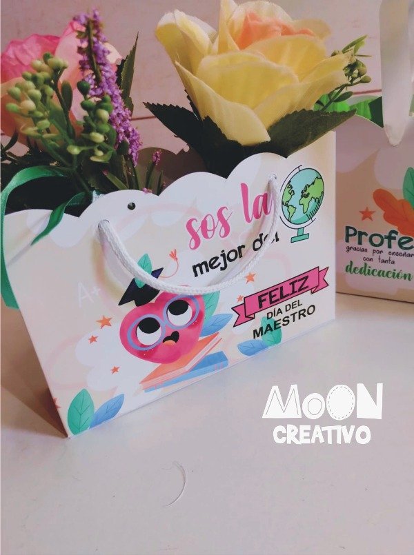 2 Bolsas Boutique XL Día del Maestro