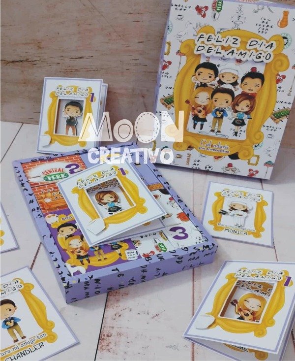 Calendario Dia del Amigo Friends A3