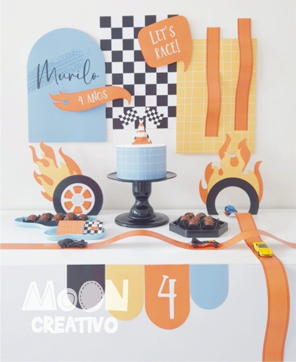 Kit Deco Hot Wheels