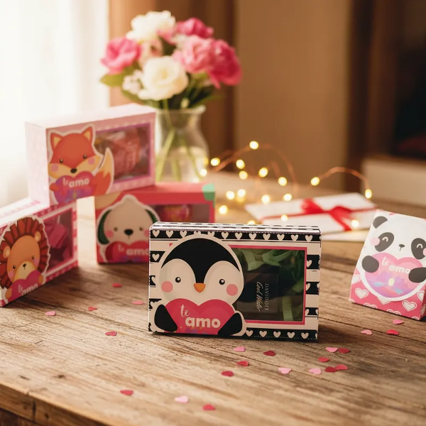 11 Bomboneras Xl animalitos San Valentín