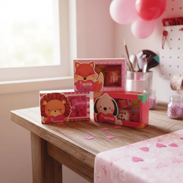 11 Bomboneras animalitos San Valentín